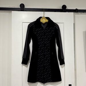 Adidas Black Dress with Gray Stripes